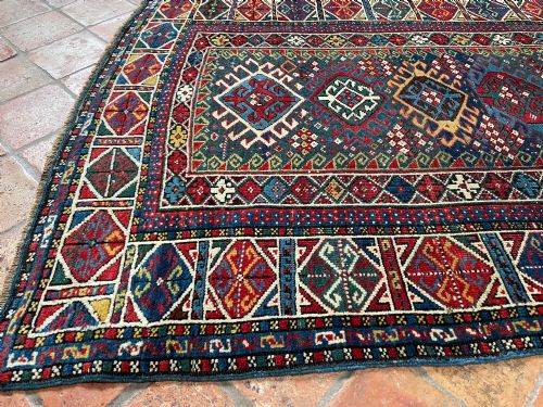 ANTIQUE KUBA RUG - ADDITIONAL PHOTO 7