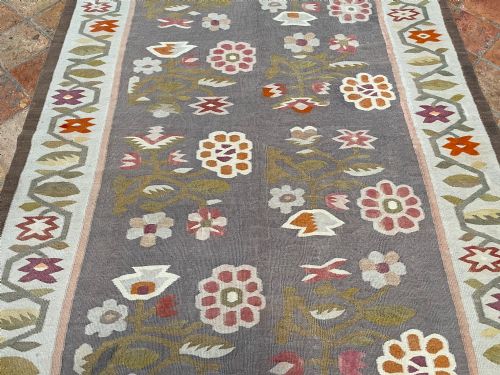 ANTIQUE BESSARABIAN KILIM - ADDITIONAL PHOTO 5