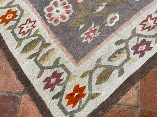 ANTIQUE BESSARABIAN KILIM - ADDITIONAL PHOTO 9