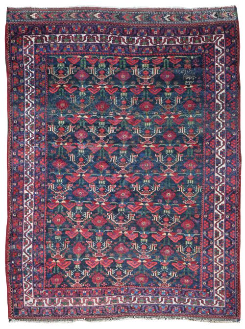 antique afshar rug - CATEGORY: ANTIQUE RUGS - DATED 1910