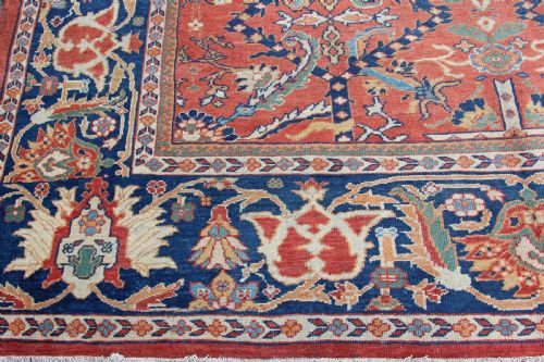 ANTIQUE ZIEGLER CARPET - ADDITIONAL PHOTO 1