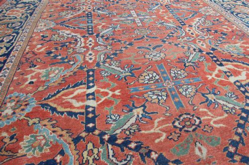 ANTIQUE ZIEGLER CARPET - ADDITIONAL PHOTO 4
