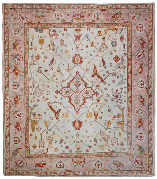 rare antique ushak carpet circa 1880 - CATEGORY: ANTIQUE RUGS - DATED 1880