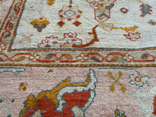 RARE ANTIQUE USHAK CARPET CIRCA 1880 - ADDITIONAL PHOTO 8