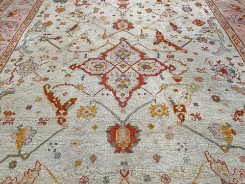 RARE ANTIQUE USHAK CARPET CIRCA 1880 - ADDITIONAL PHOTO 11
