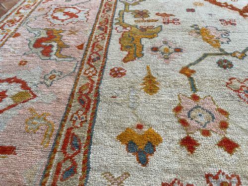 RARE ANTIQUE USHAK CARPET CIRCA 1880 - ADDITIONAL PHOTO 14
