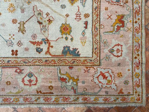 RARE ANTIQUE USHAK CARPET CIRCA 1880 - ADDITIONAL PHOTO 15