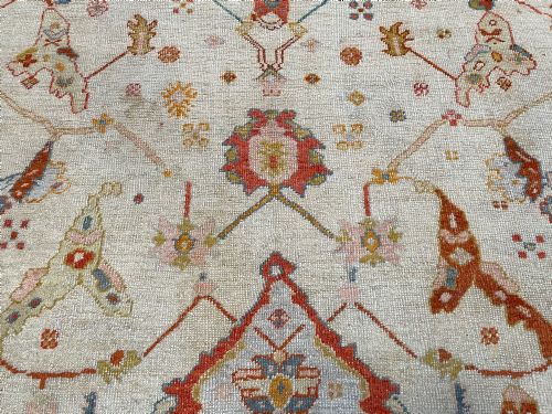 RARE ANTIQUE USHAK CARPET CIRCA 1880 - ADDITIONAL PHOTO 16