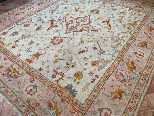 RARE ANTIQUE USHAK CARPET CIRCA 1880 - ADDITIONAL PHOTO 17