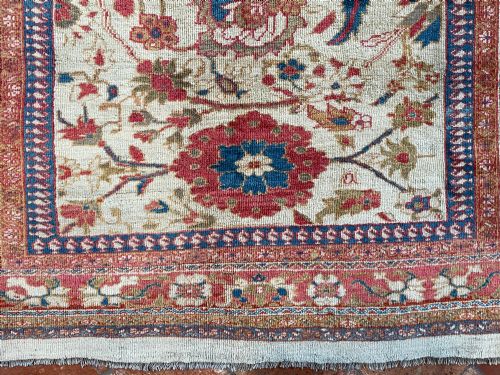 RARE ANTIQUE ZIEGLER CARPET - ADDITIONAL PHOTO 1
