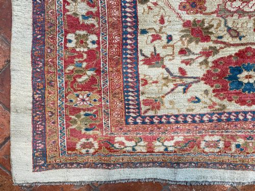 RARE ANTIQUE ZIEGLER CARPET - ADDITIONAL PHOTO 3