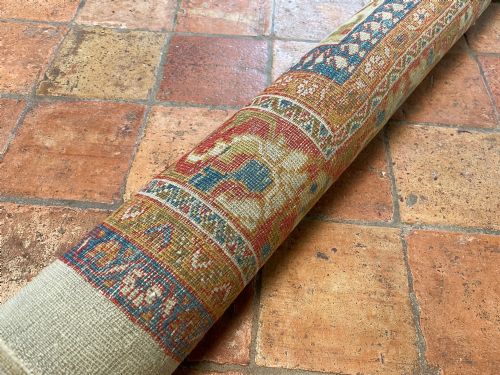 RARE ANTIQUE ZIEGLER CARPET - ADDITIONAL PHOTO 5