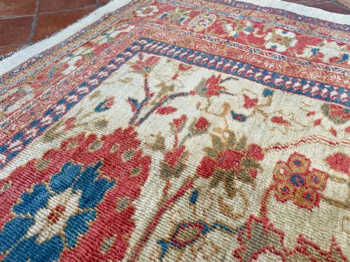 RARE ANTIQUE ZIEGLER CARPET - ADDITIONAL PHOTO 8