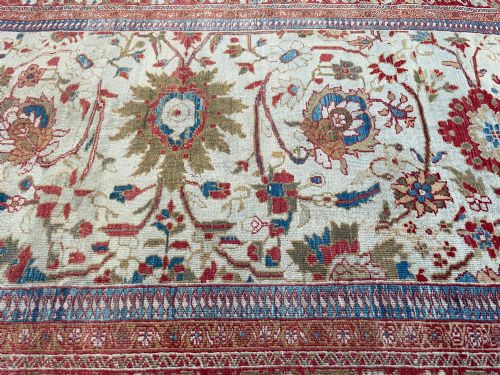 RARE ANTIQUE ZIEGLER CARPET - ADDITIONAL PHOTO 10