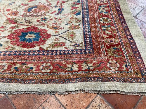 RARE ANTIQUE ZIEGLER CARPET - ADDITIONAL PHOTO 15