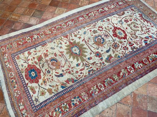 RARE ANTIQUE ZIEGLER CARPET - ADDITIONAL PHOTO 16