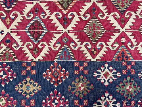 ANTIQUE AKSARAY KILIM - ADDITIONAL PHOTO 1