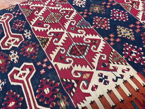 ANTIQUE AKSARAY KILIM - ADDITIONAL PHOTO 2