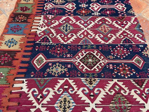 ANTIQUE AKSARAY KILIM - ADDITIONAL PHOTO 4