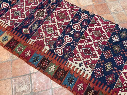 ANTIQUE AKSARAY KILIM - ADDITIONAL PHOTO 5