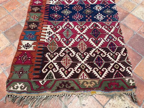 ANTIQUE AKSARAY KILIM - ADDITIONAL PHOTO 6