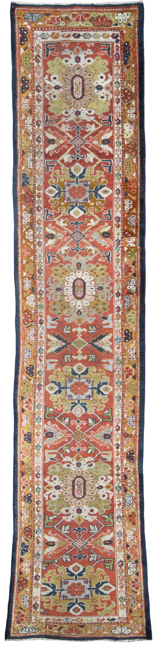 antique ziegler border runner - CATEGORY: ANTIQUE RUGS - DATED 1890