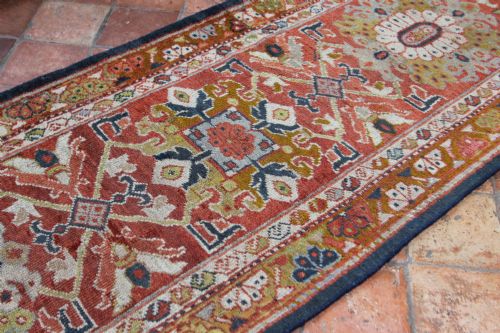ANTIQUE ZIEGLER BORDER RUNNER - ADDITIONAL PHOTO 2