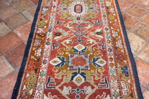 ANTIQUE ZIEGLER BORDER RUNNER - ADDITIONAL PHOTO 4