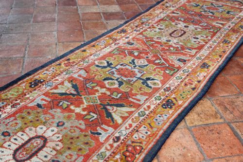 ANTIQUE ZIEGLER BORDER RUNNER - ADDITIONAL PHOTO 6