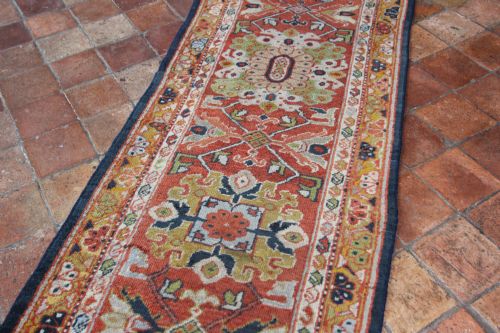 ANTIQUE ZIEGLER BORDER RUNNER - ADDITIONAL PHOTO 8