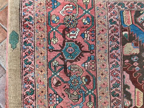 RARE ANTIQUE BAKSHAISH CARPET - ADDITIONAL PHOTO 2