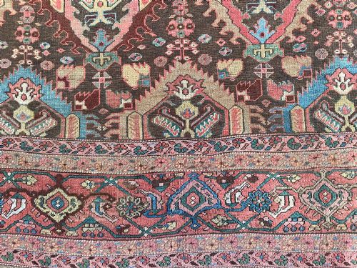RARE ANTIQUE BAKSHAISH CARPET - ADDITIONAL PHOTO 6