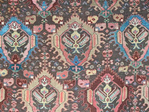 RARE ANTIQUE BAKSHAISH CARPET - ADDITIONAL PHOTO 10