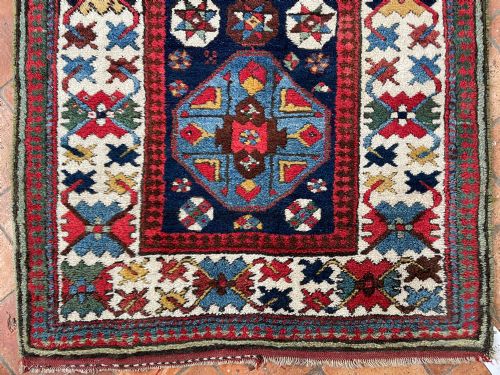 RARE ANTIQUE KAZAK RUNNER - ADDITIONAL PHOTO 9