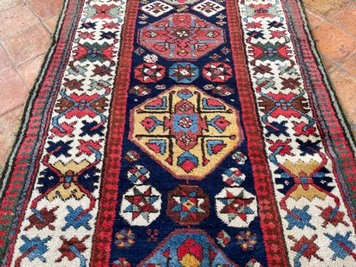 RARE ANTIQUE KAZAK RUNNER - ADDITIONAL PHOTO 10