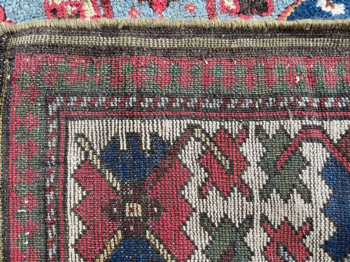 RARE ANTIQUE KAZAK RUNNER - ADDITIONAL PHOTO 12