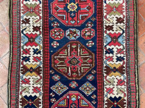 RARE ANTIQUE KAZAK RUNNER - ADDITIONAL PHOTO 15