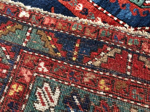 ANTIQUE KAZAK RUG - ADDITIONAL PHOTO 1