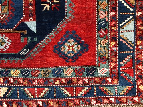 ANTIQUE KAZAK RUG - ADDITIONAL PHOTO 5