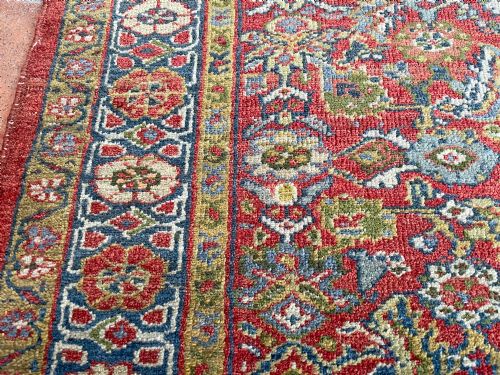 ANTIQUE SULTANABAD RUG - ADDITIONAL PHOTO 6