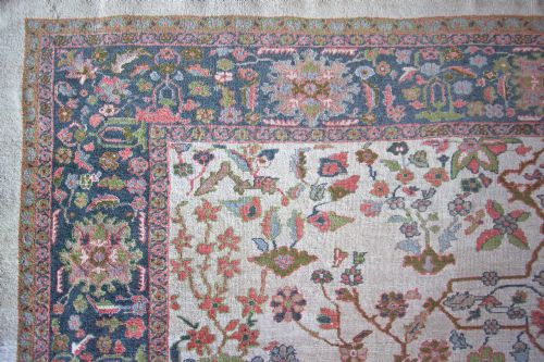 RARE ANTIQUE SULTANABAD CARPET - ADDITIONAL PHOTO 5