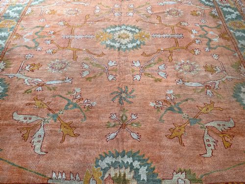 ANTIQUE USHAK CARPET - ADDITIONAL PHOTO 8