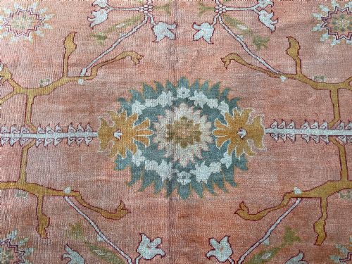 ANTIQUE USHAK CARPET - ADDITIONAL PHOTO 9