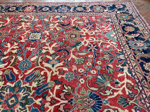 ANTIQUE ZIEGLERMAHAL CARPET - ADDITIONAL PHOTO 1