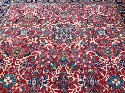 ANTIQUE ZIEGLERMAHAL CARPET - ADDITIONAL PHOTO 2