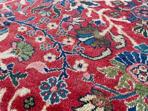 ANTIQUE ZIEGLERMAHAL CARPET - ADDITIONAL PHOTO 4