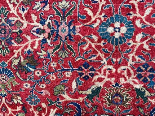 ANTIQUE ZIEGLERMAHAL CARPET - ADDITIONAL PHOTO 7