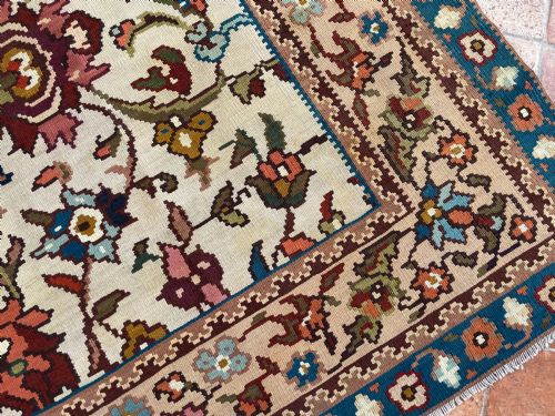 ANTIQUE BESSARABIAN KILIM - ADDITIONAL PHOTO 4