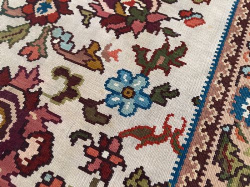 ANTIQUE BESSARABIAN KILIM - ADDITIONAL PHOTO 10