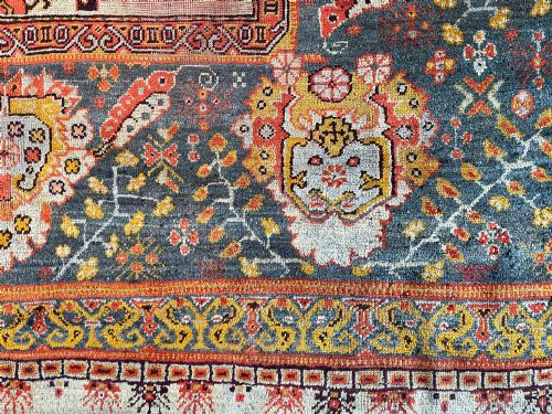 RARE ANTIQUE USHAK CARPET - ADDITIONAL PHOTO 2